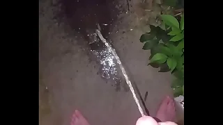 Chubby Pauper Pissing and Cumming Outside 01 - Like and Comment